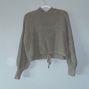 American Eagle Cropped Hoodie Sweater Size S